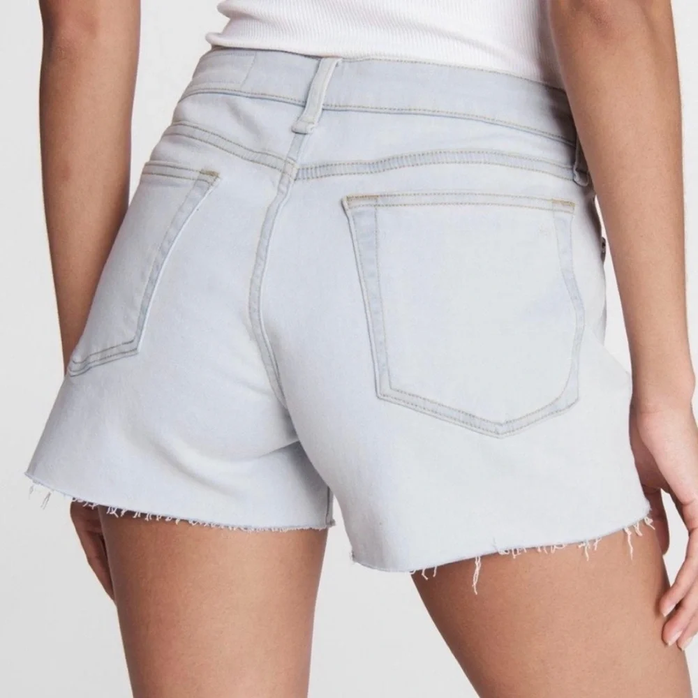 Rag & Bone Dre Loopback Denim Low-Rise Short - Picture 2 of 6